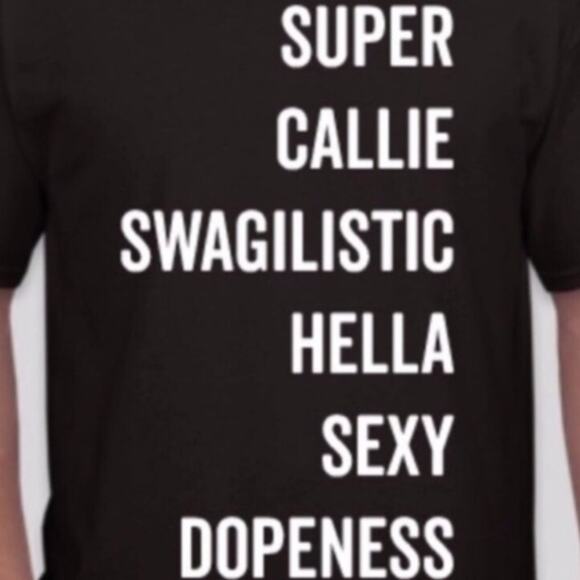 Super Callie Swagalistic Hella Sexy Graphic Tee S shredded cold shoulder punk - Picture 11 of 16